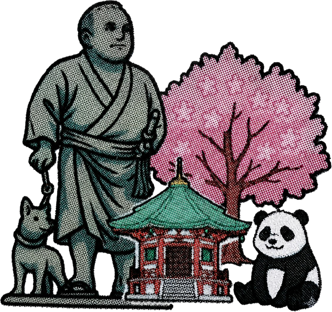 上野・アメ横を象徴するマスヤバッグのイラスト